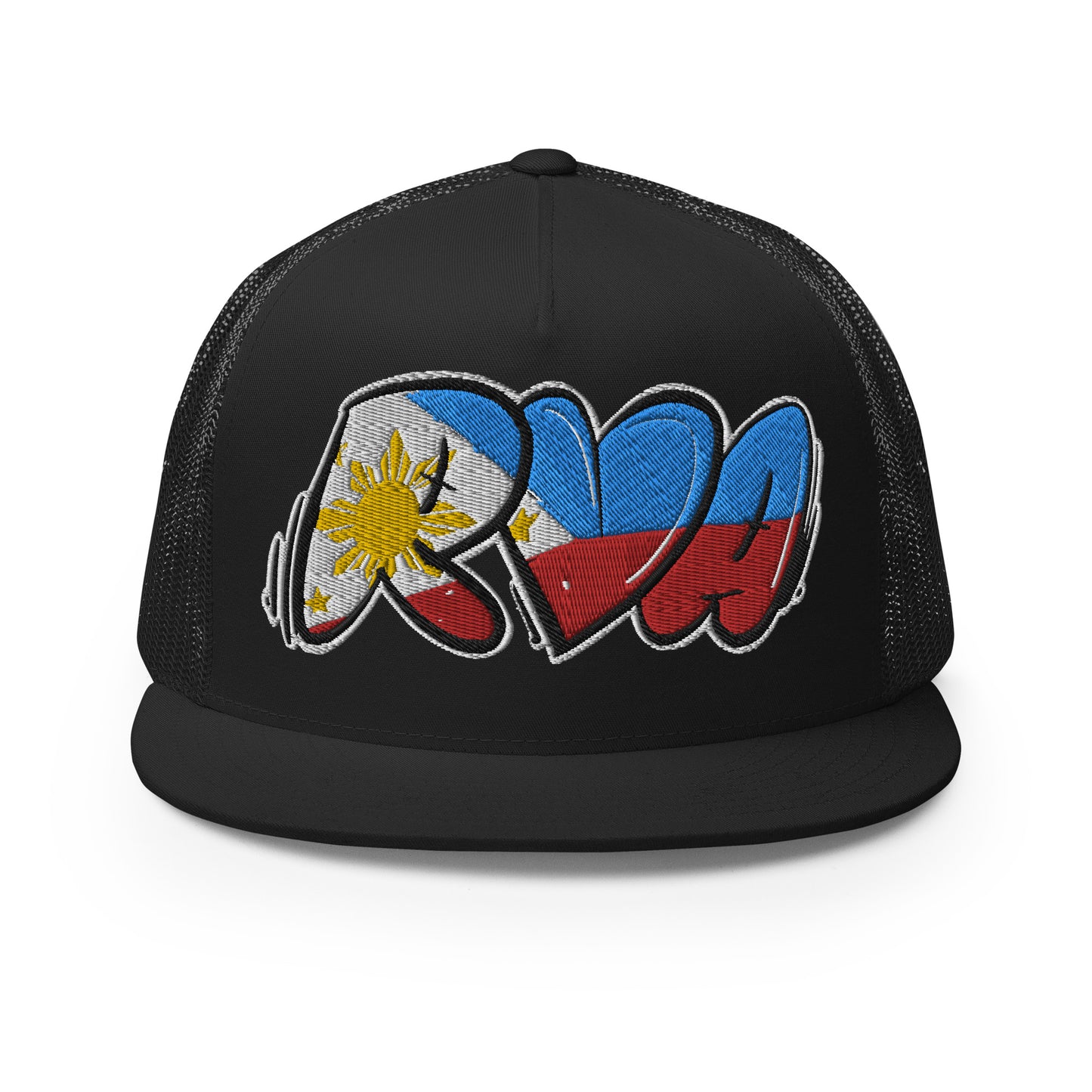 RVA Filipino Filipina Throwup Tag 804 Trucker Cap