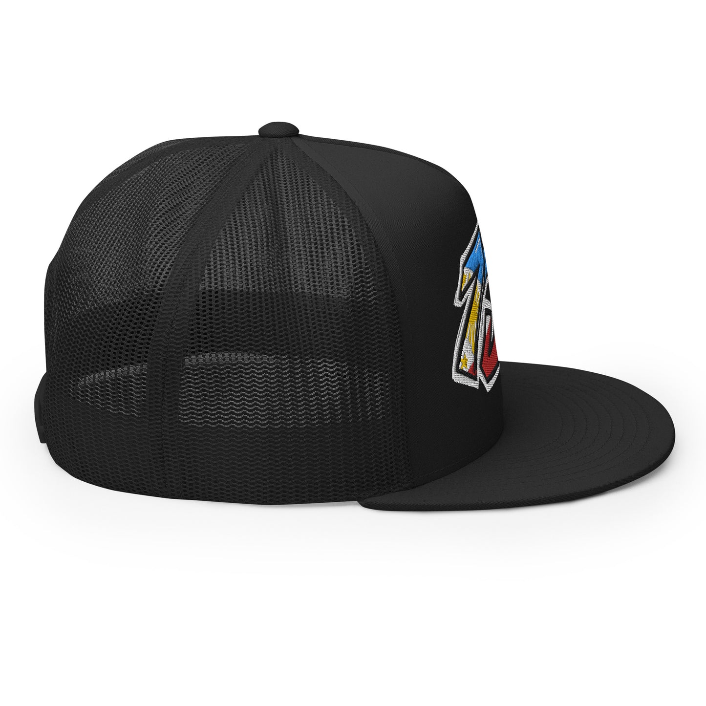 757 Filipino Filipina Tag Throwup Trucker Cap