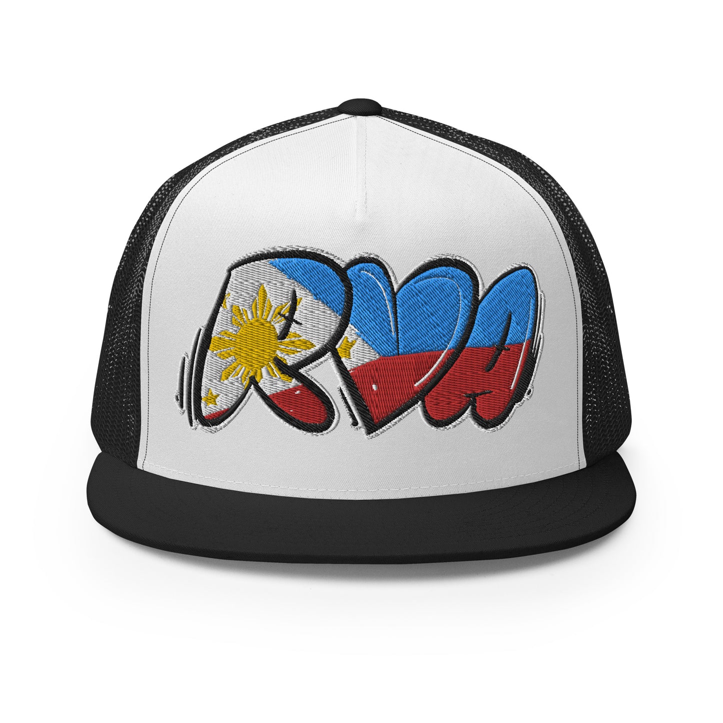 RVA Filipino Filipina Throwup Tag 804 Trucker Cap