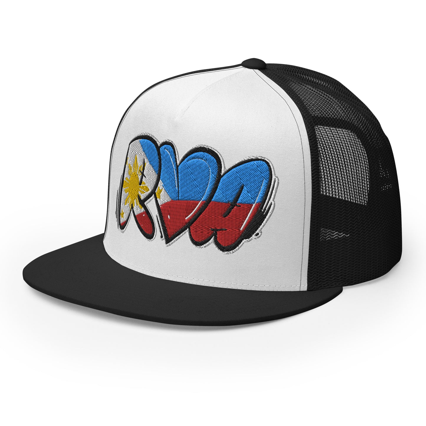 RVA Filipino Filipina Throwup Tag 804 Trucker Cap