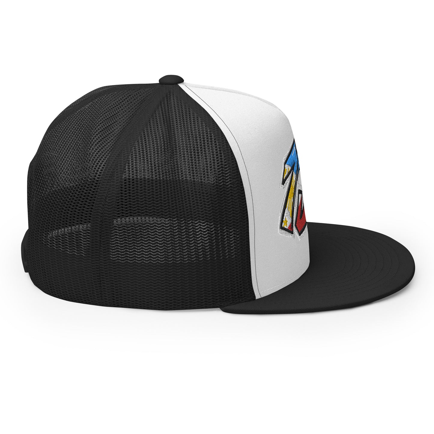 757 Filipino Filipina Tag Throwup Trucker Cap