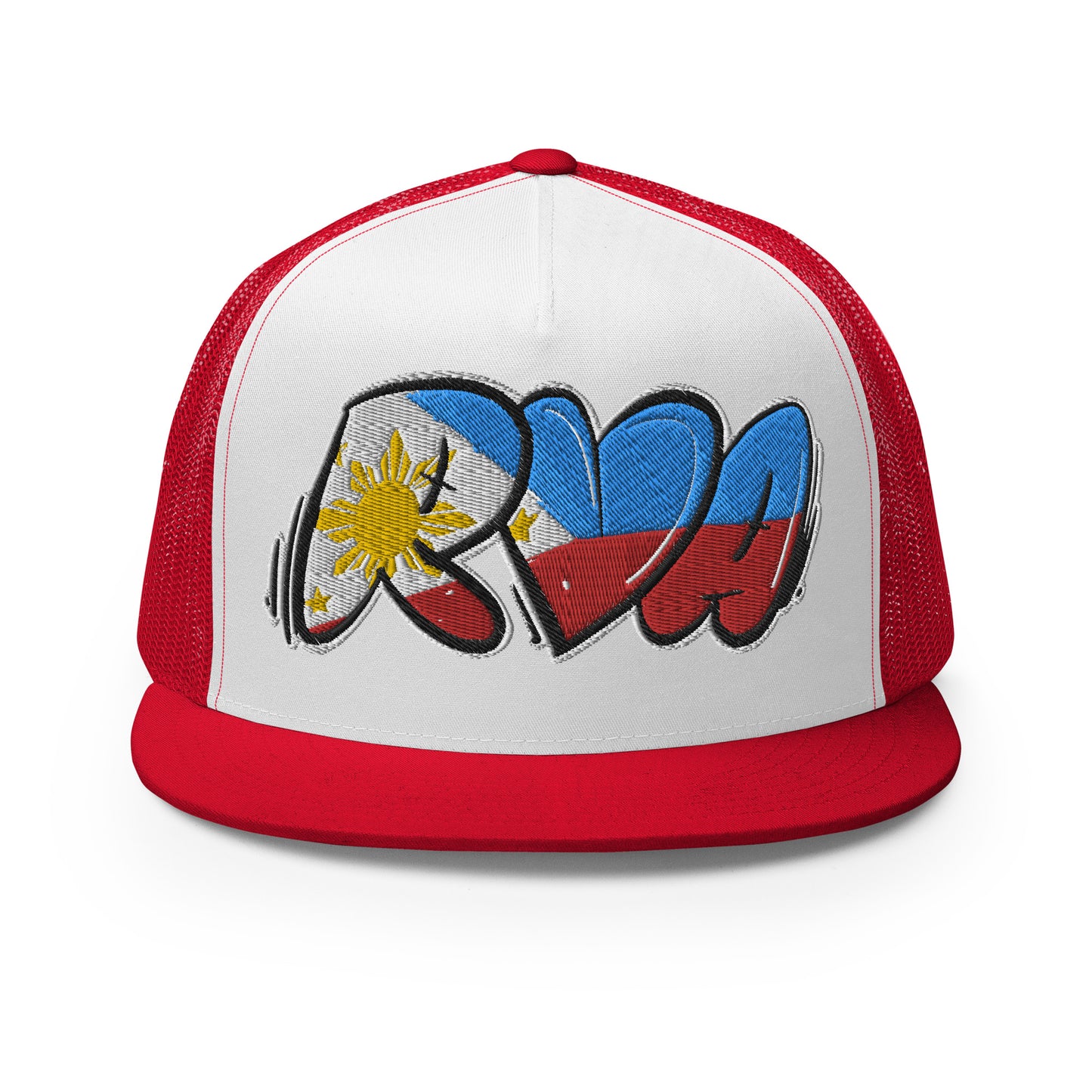 RVA Filipino Filipina Throwup Tag 804 Trucker Cap