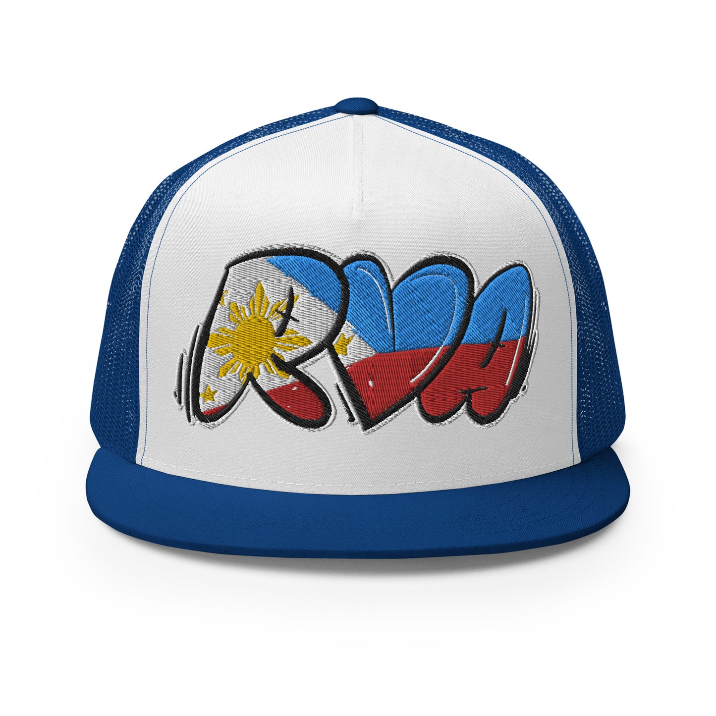 RVA Filipino Filipina Throwup Tag 804 Trucker Cap