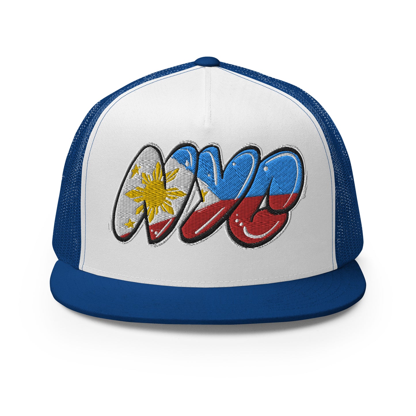 NYC Filipino Filipina Tag Throwup Trucker Cap