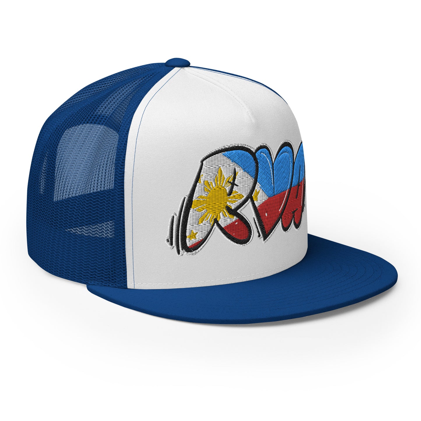 RVA Filipino Filipina Throwup Tag 804 Trucker Cap