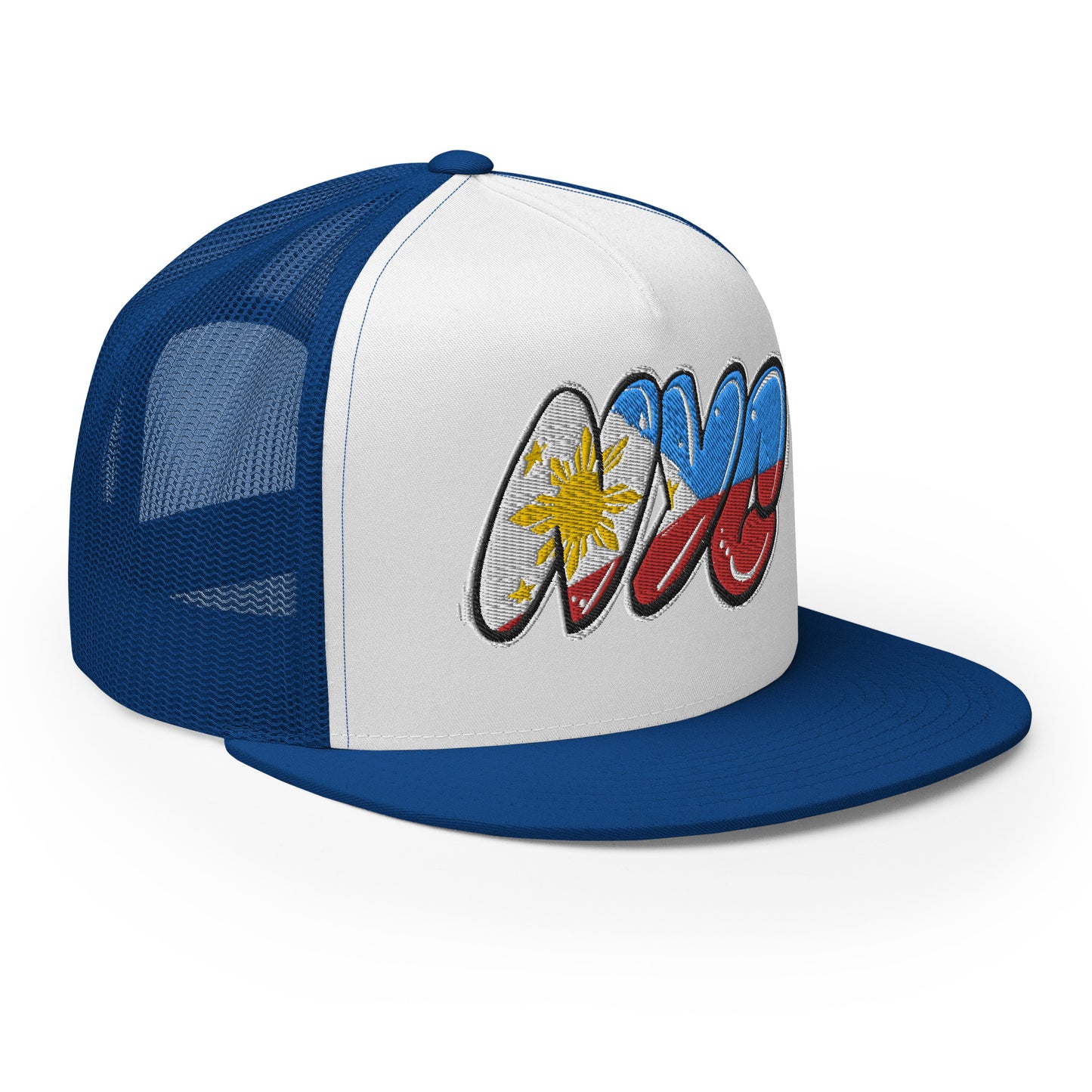 NYC Filipino Filipina Tag Throwup Trucker Cap