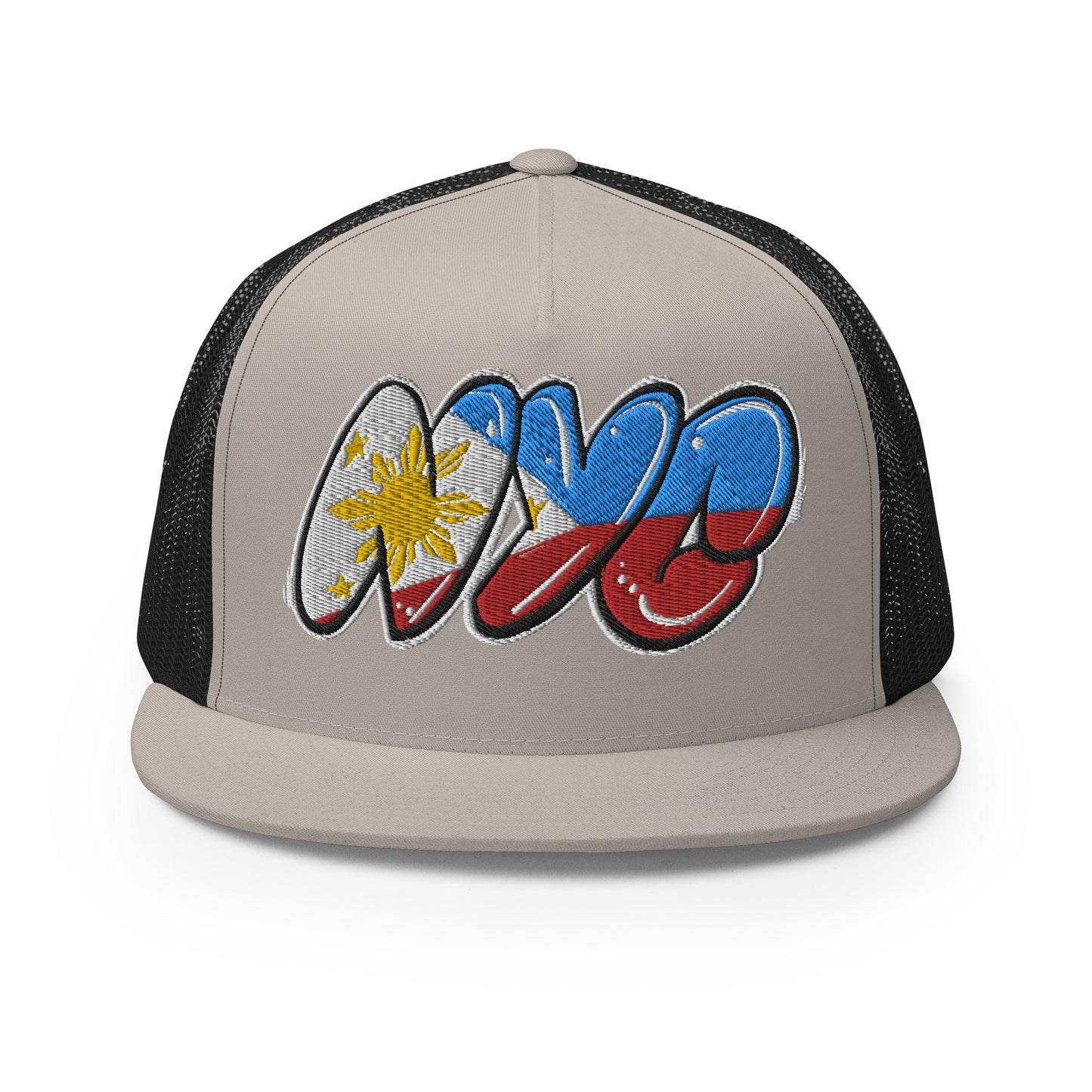 NYC Filipino Filipina Tag Throwup Trucker Cap