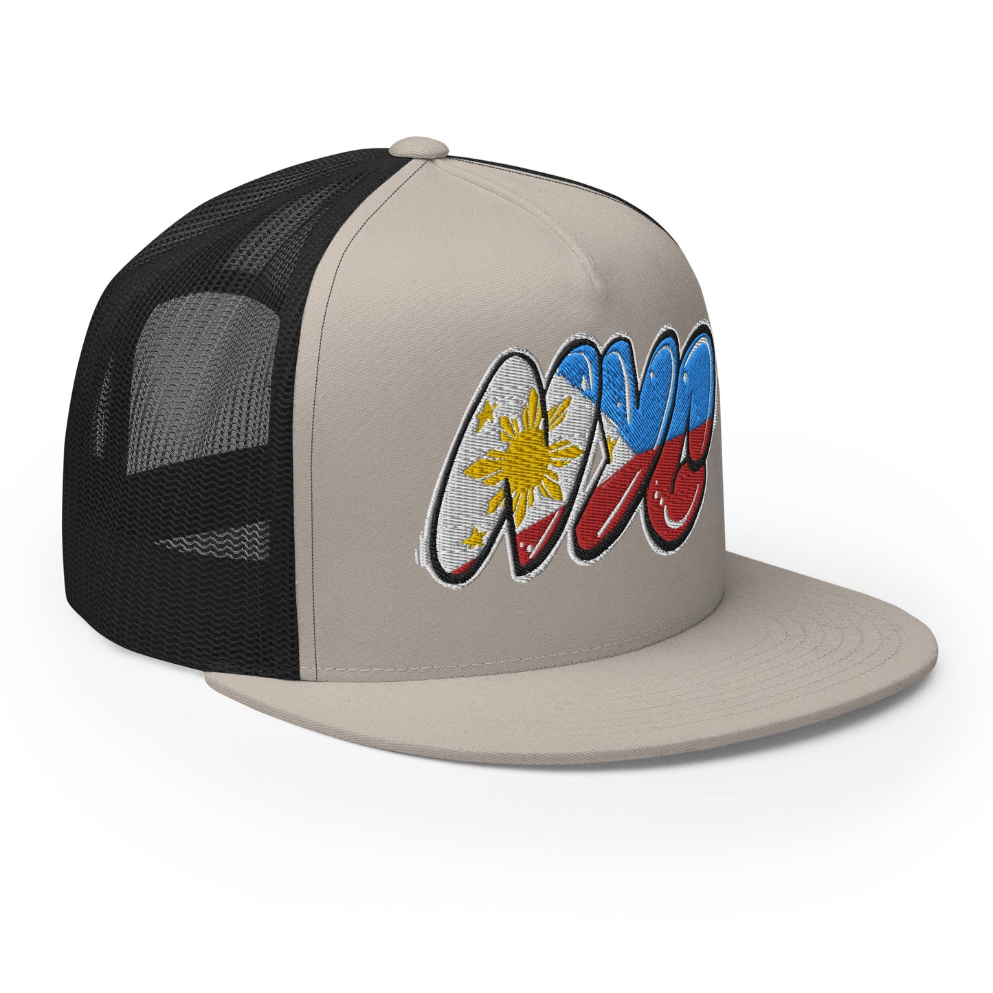 NYC Filipino Filipina Tag Throwup Trucker Cap