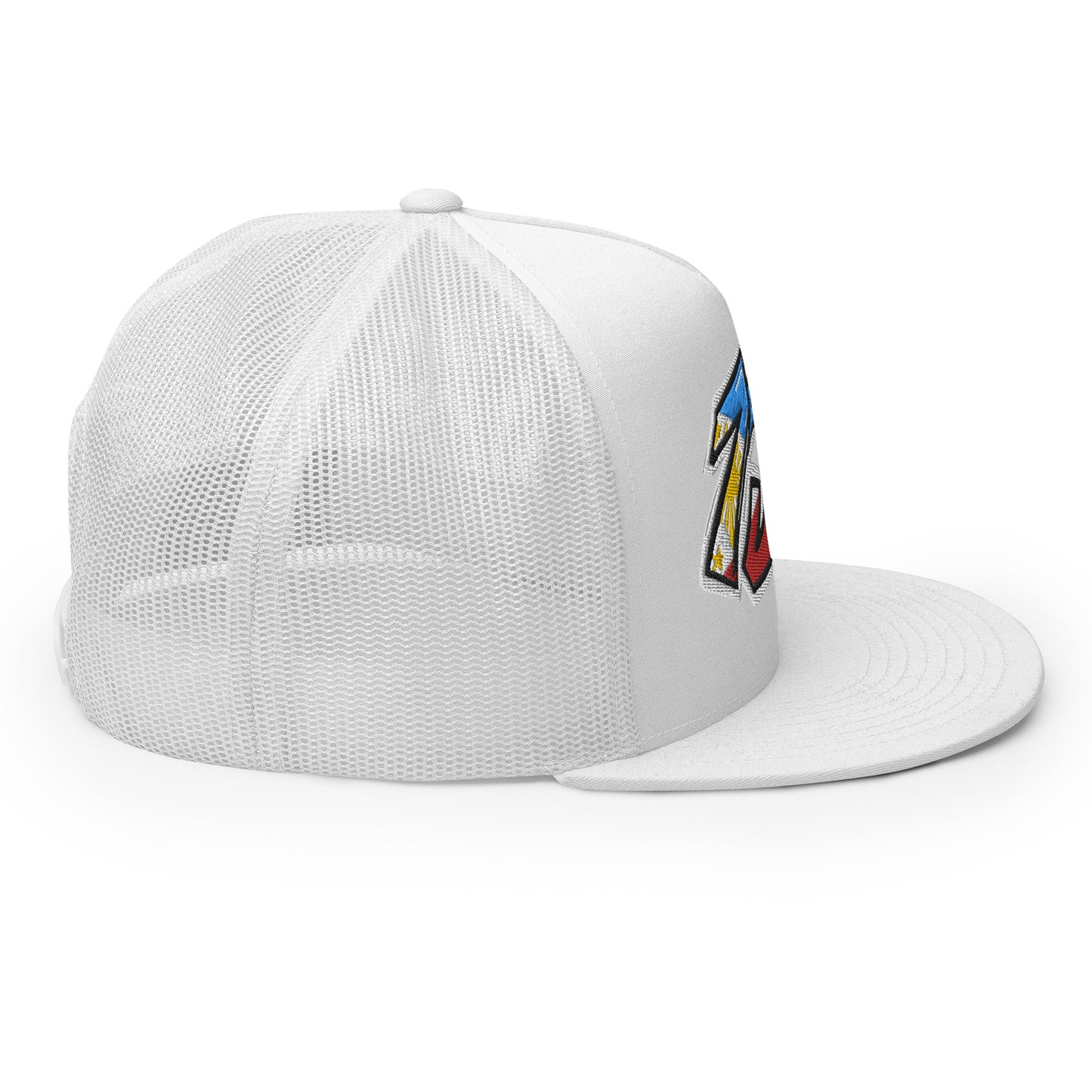 757 Filipino Filipina Tag Throwup Trucker Cap