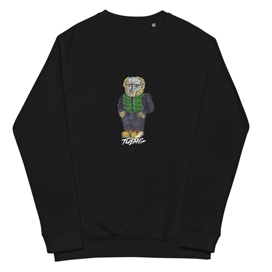 MF Tubig Doomsday Bear Unisex organic raglan sweatshirt